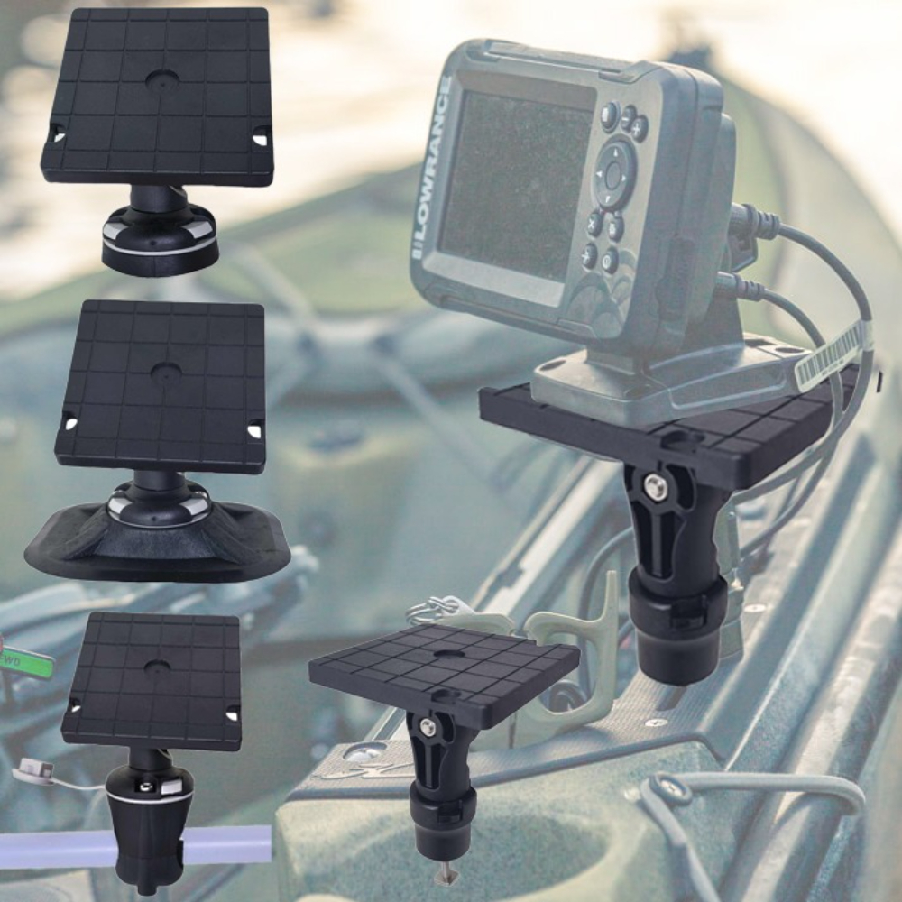 Fishing Kayak Storage Bag - Kayak Canoe Track Rail Fishfinder Mount