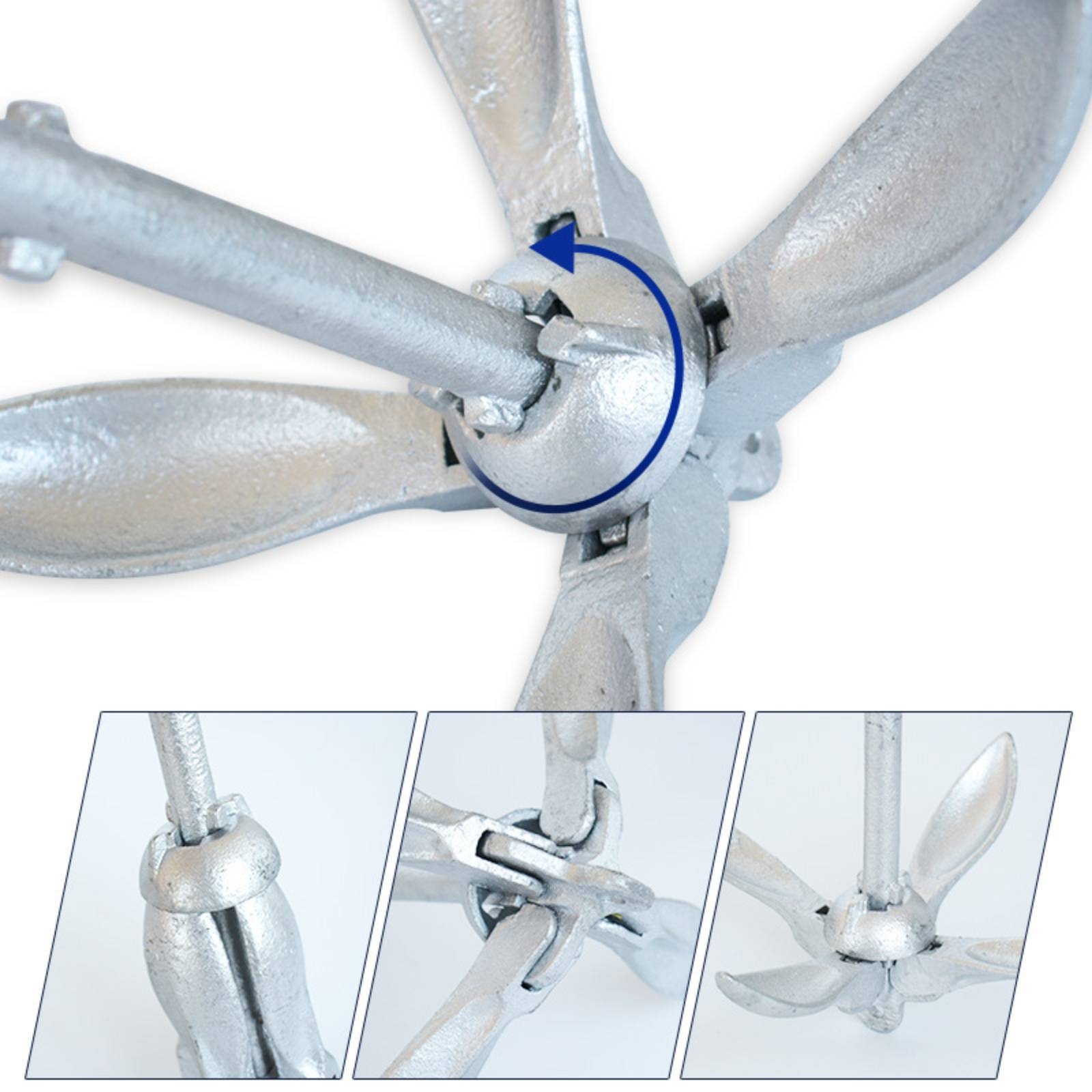 1.5 Kg Boat Anchor Rope Set Sp – Fishing Kayak Anchor recenzja i cena