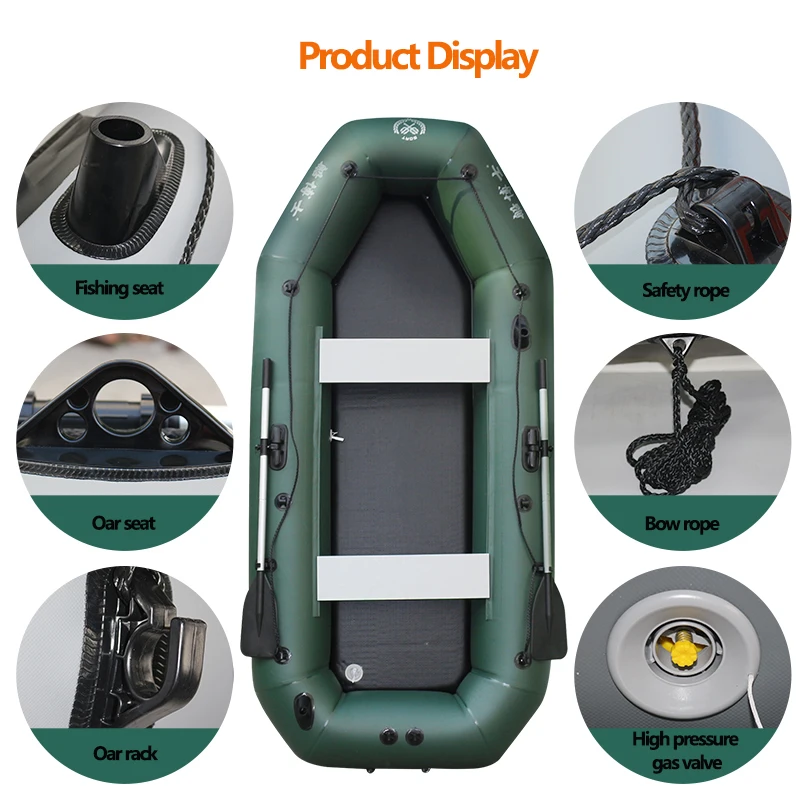 1.75~3.6m Green Fishing Kayak  – Fishing Kayak Sit On Top recenzja i cena