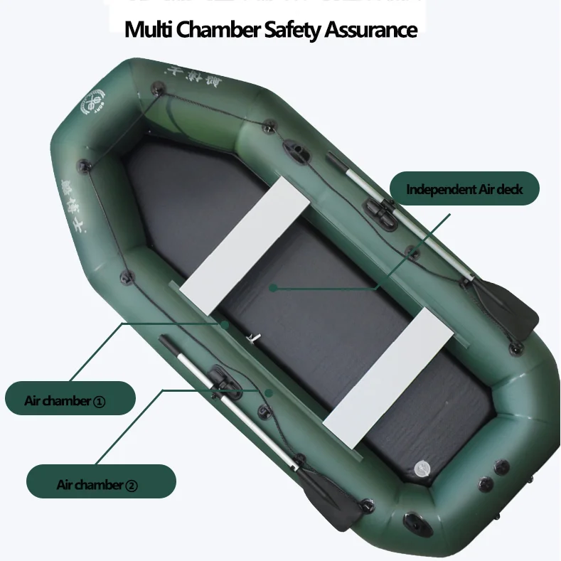 1.75~3.6m Green Fishing Kayak  – Fishing Kayak Sit On Top recenzja i cena