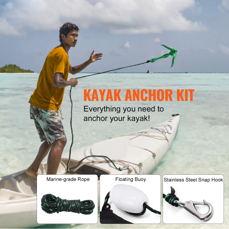 Kayak Anchor Kit 3.5 lb Paddle – Fishing Kayak Anchor recenzja i cena