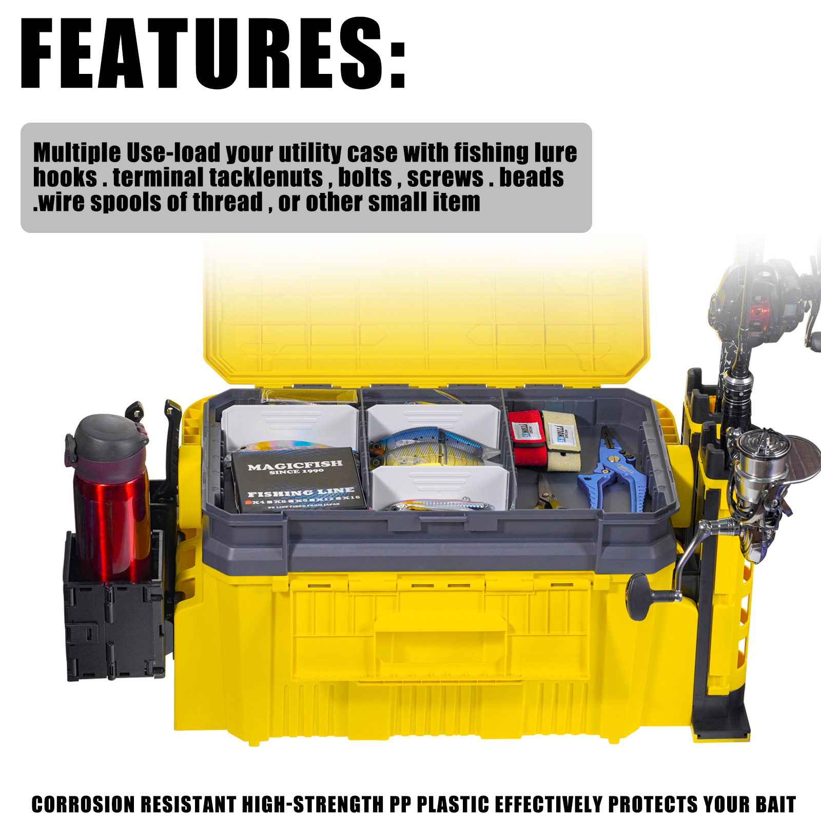 New Large Fishing Box Suit 19. – Fishing Kayak Crate recenzja i cena