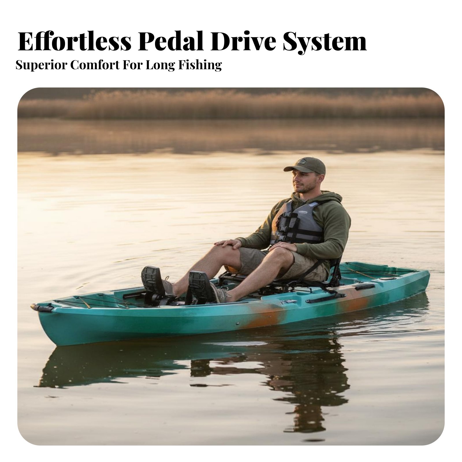 Pedal Drive Fishing Boat Folda – Fishing Kayak Inflatable recenzja i cena