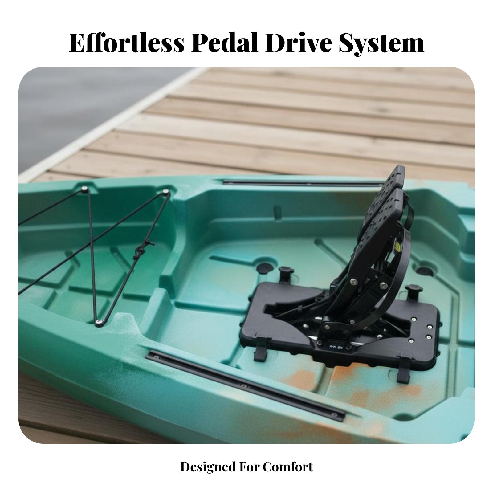 Pedal Drive Fishing Boat Folda – Fishing Kayak Inflatable recenzja i cena