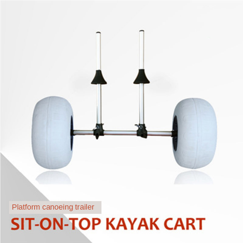 Foldable Upright Kayak Trailer – Fishing Kayak Cart recenzja i cena