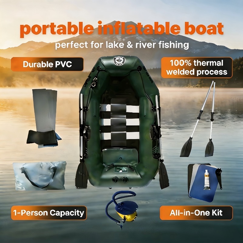 1 Person Fishing Boat Cheap In – Fishing Kayak Inflatable recenzja i cena