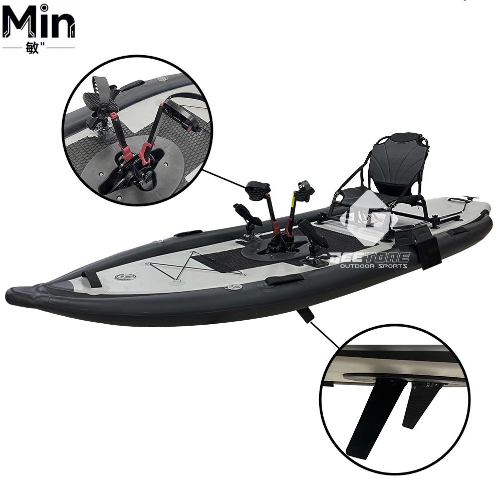 1000D PVC Inflatable Pedal Dri – Fishing Kayak Pedal Drive recenzja i cena