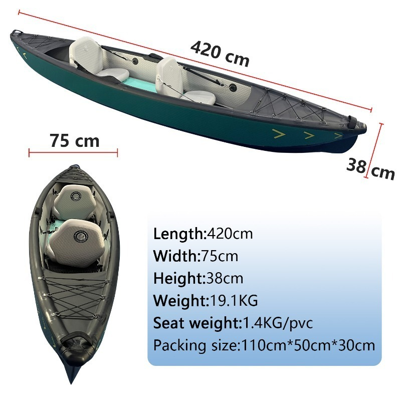 New Design 4.2m Portable Infla – Fishing Kayak Inflatable recenzja i cena