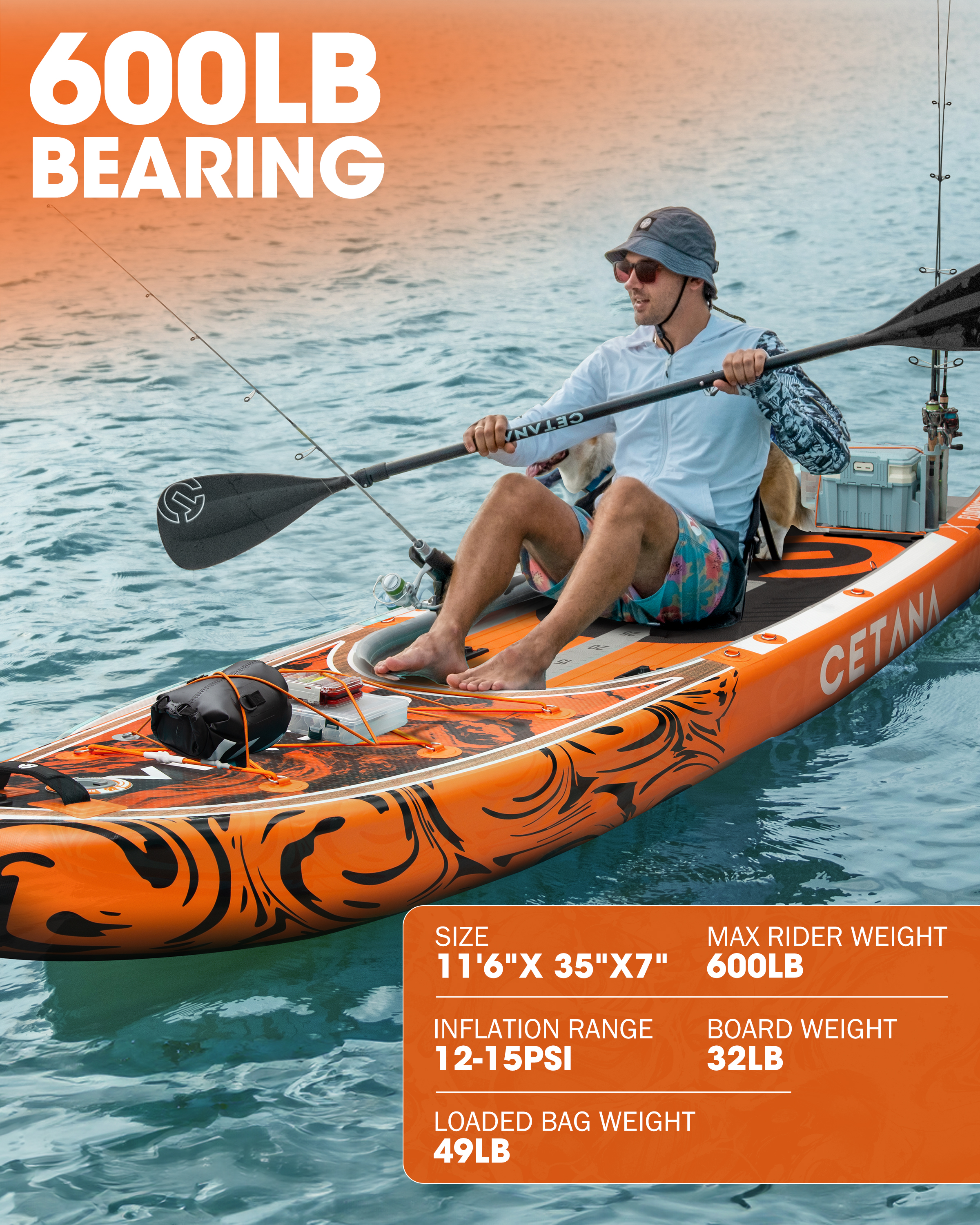 China Factory Inflatable Boat  – Fishing Kayak Rod Holder recenzja i cena